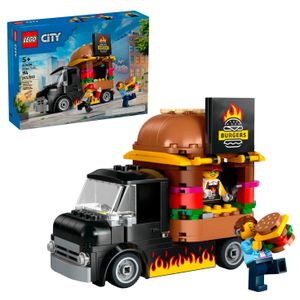 LEGO - City Burger Truck Toy Building Set, Pretend Play Toy 60404 Product Image