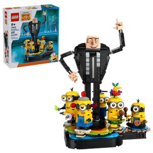 LEGO - Despicable Me 4 Brick-Built Gru and Minions Toy Figure Set 75582 Product Image