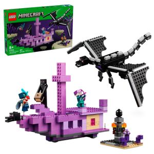 LEGO - Minecraft The Ender Dragon and End Ship Video Game Toy 21264 Product Image