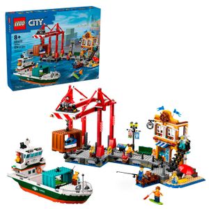 LEGO - City Seaside Harbor with Cargo Ship Toy 60422 Product Image