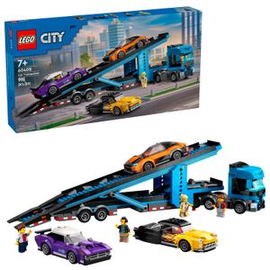 LEGO - City Car Transporter Truck with Sports Cars Kids Gift Idea 60408 Product Image