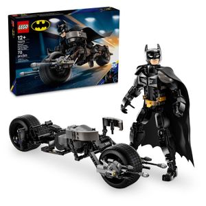 LEGO - DC Batman: Batman Construction Figure & the Bat-Pod Bike Action Toy 76273 Product Image