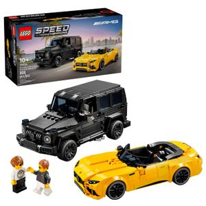 LEGO - Speed Champions Mercedes-AMG G 63 & Mercedes-AMG SL 63 F1 Toy Car 76924 Product Image