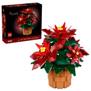 LEGO - Icons Poinsettia Plant Building Set and Centerpiece Table Decoration 10370 Product Image
