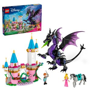 LEGO - Disney Princess Maleficent’s Dragon Form Castle and Horse Toy 43240 Product Image