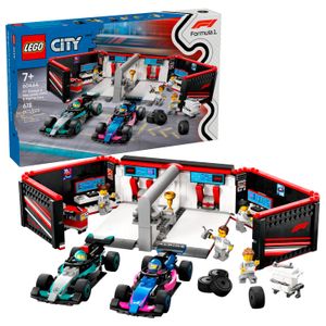 LEGO - City F1 Garage & Mercedes-AMG & Alpine Cars Toy 60444 Product Image