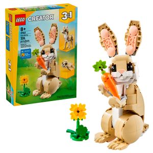 LEGO - Creator 3 in 1 Cute Bunny Building Toy Set 31162 Product Image