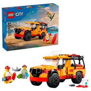 LEGO - City Lifeguard Beach Rescue Truck Building Toy 60453 Product Image