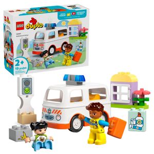 LEGO - DUPLO Town Ambulance & Driver Building Toy 10447 Product Image