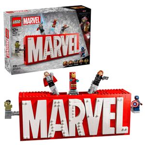 LEGO - Marvel: MARVEL Logo & Minifigures Building Toy 76313 Product Image
