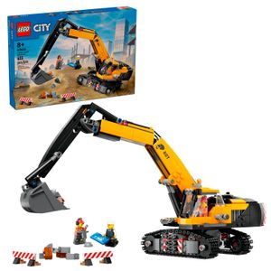 LEGO - City Yellow Construction Excavator Toy Digger 60420 Product Image