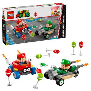 LEGO - Super Mario: Mario Kart Baby Mario vs. Baby Luigi Building Toy 72034 Product Image