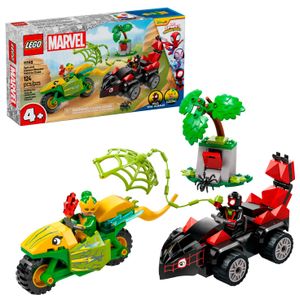 LEGO - Marvel Spidey And His Amazing Friends Spin and Electro Dinosaur Vehicle Chase Building Toy 11198 Product Image