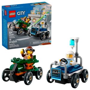 LEGO - City Airplane vs. Hospital Bed Race Car Pack Building Toy 60459 Product Image