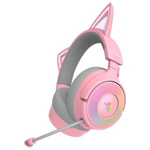 Razer - Kraken Kitty V3 Pro Wireless Gaming Headset for PC, Mac, PlayStation, Nintendo Switch, Steam Deck and Smartphone - Quartz Product Image