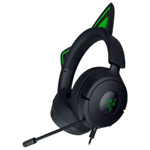 Razer - Kraken Kitty V3 X Wired Gaming Headset for PC, PlayStation, Nintendo Switch, Steam Deck, and Smartphone - Black Product Image