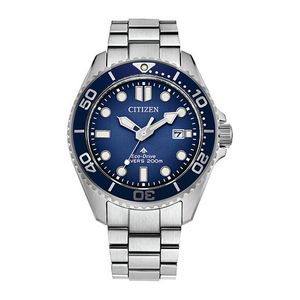 Mens Promaster Dive Eco-Drive Silver-Tone Stainless Stele Watch Blue Dial Product Image