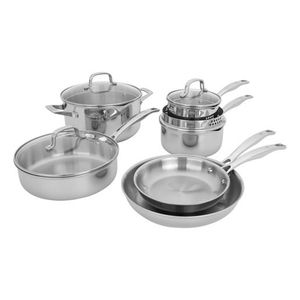 CLAD H3 10pc Stainless Steel Cookware Set Product Image
