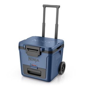 FrostVault 30qt Wheeled Cooler w/ Cold Dry Zone Lakeshore Blue Product Image