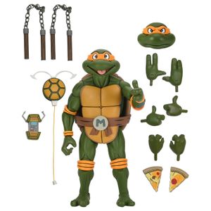 NECA - Teenage Mutant Ninja Turtles (Cartoon)  ¼ Scale Action Figure - Giant Size Michelangelo Product Image