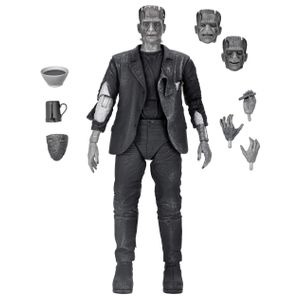 NECA - Universal Monsters 7” Scale Action Figure - Ulimate Bride of Frankenstein Frankenstein’s Monster (B&W) Product Image