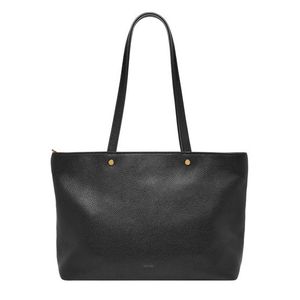 Jessie Top Zip Tote Black Product Image