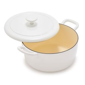 5.5qt Enameled Cast Iron Dutch Oven Ivory Product Image