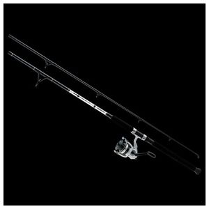D-Wave Saltwater Spinning Rod & Reel Combo Black & White 7ft Rod Product Image