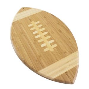 Football Shaped Bamboo Cutting/Serving Board Product Image
