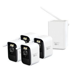 MaxRanger4K Mini Wireless Security System w/ 4 Cameras Product Image