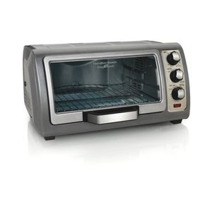 6 Slice Easy Reach Convection Toaster Oven Gray Product Image