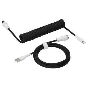 DROP - Coiled 4.5' USB-A to USB-C Keyboard Cable - Black Product Image