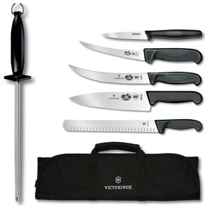 Fibrox Natural 7pc Competition BBQ Set w/ Black Handles Product Image