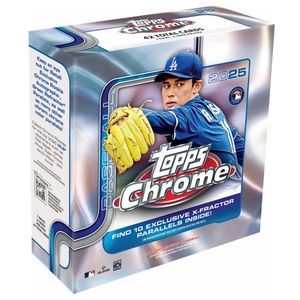 2025 Topps Chrome Baseball Mega Box Product Image