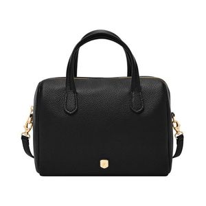 Lainey Leather Satchel Black Product Image