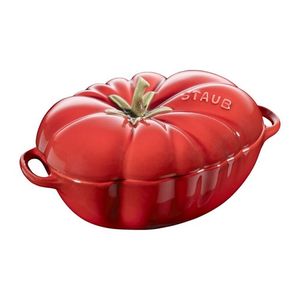 0.525qt Petite Tomato Cast Iron Cocotte Cherry Product Image