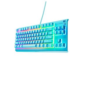 SteelSeries - Apex 3 TKL Wired Membrane Whisper Quiet Switch Gaming Keyboard 8 zone RGB Backlighting - Aqua Product Image