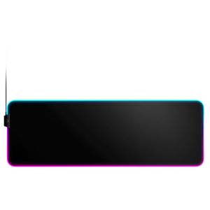 SteelSeries - QcK Prism Cloth Gaming Mouse Pad with 2-Zone RGB Illumination XL - Black Product Image