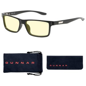 GUNNAR - Vertex Computer Glasses with Blue Light Reduction , Amber Lenses - Onyx Product Image