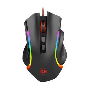REDRAGON - Griffin M607 Wired Optical Gaming Mouse - Wired - Black Product Image