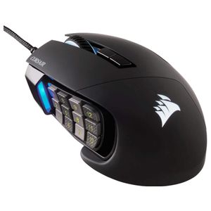 CORSAIR - Scimitar RGB Elite Wired Optical Gaming Mouse with 17 Programmable Buttons - Wired - Black Product Image