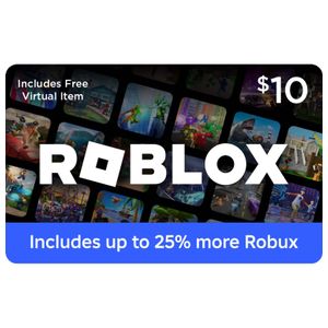 Roblox - $10 Digital Gift Card [Includes Virtual Item] [Digital] Product Image