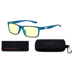 GUNNAR - Cruz Computer Glasses with Blue Light Reduction , Amber Lenses - Navy Product Image