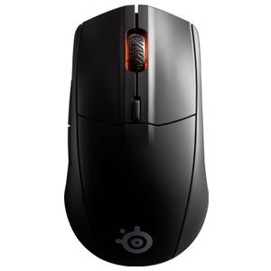 SteelSeries - Rival 3 Lightweight Wireless Optical Gaming Mouse with Brilliant Prism RGB Lighting - Wireless - Black Product Image