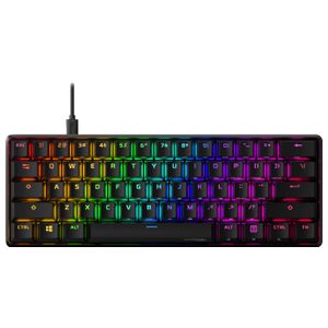 HyperX - Alloy Origins 60% Wired Mechanical Linear Red Switch Gaming Keyboard and RGB Back Lighting - Black Product Image