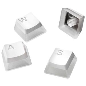 SteelSeries - PRISMCAPS – Universal Double Shot PBT Keycaps - White Product Image