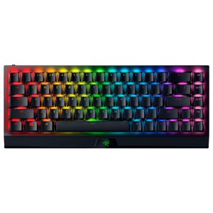 Razer - BlackWidow V3 Mini Hyperspeed Phantom Edition 65% Wireless Gaming Keyboard with Chroma RGB Backlighting - Black Product Image