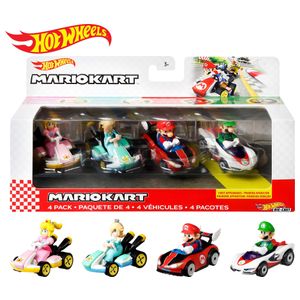 Hot Wheels - Mario Kart Vehicle 4-Pack - Styles May Vary Product Image