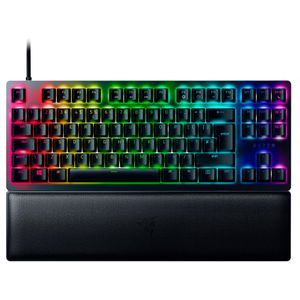 Razer - Huntsman V2 TKL Wired Optical Purple Clicky Switch Gaming Keyboard with Chroma RGB Backlighting - Black Product Image