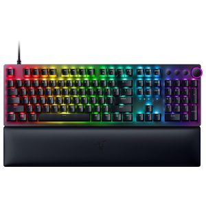 Razer - Huntsman V2 Full Size Wired Optical Purple Clicky Switch Gaming Keyboard with Chroma RGB Backlighting - Black Product Image